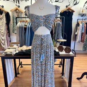 Two Piece Maxi Skirt Set